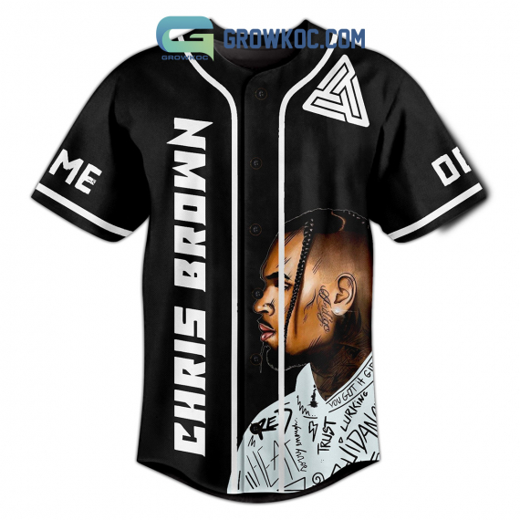 Chris Brown Play No Games Personalized Baseball Jersey